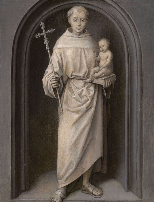 Saint Anthony of Padua. Hans Memling