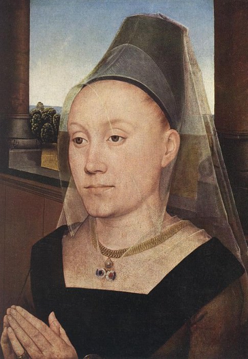 ПОРТРЕТ БАРБАРЫ ВАН ФЛЕНДЕРБЕРГ (1472-75). Ганс Мемлинг