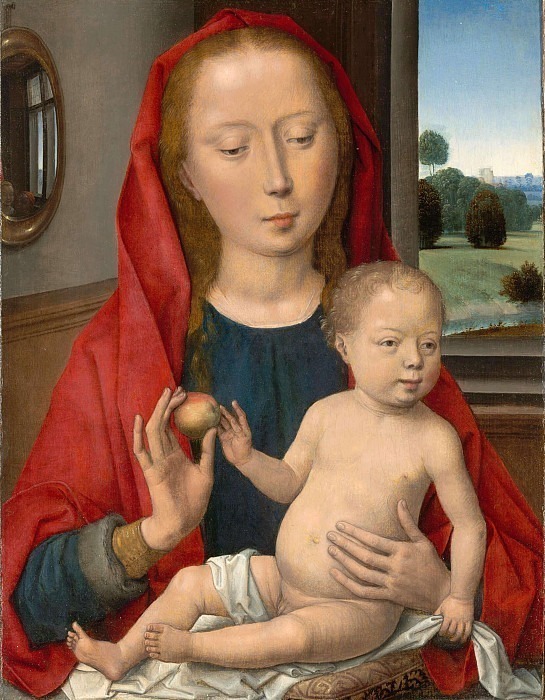 Богородица с младенцем. Ганс Мемлинг