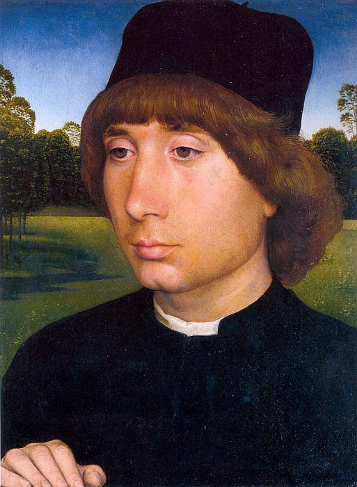 Портрет молодого мужчины, ок.1480. Ганс Мемлинг