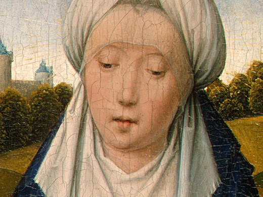SAINT VERONICA, C. DETALJ 1, 1470-1475, NGW. Hans Memling