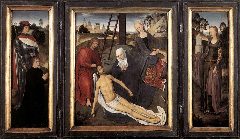 Триптих Адриана Рейнса, 1480. Ганс Мемлинг