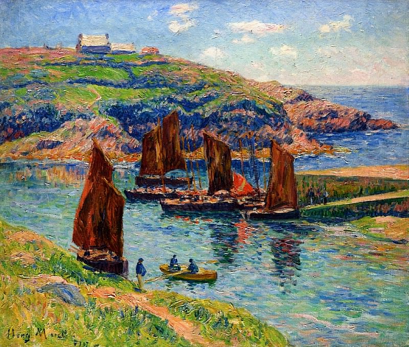 Низкий прилив, 1907. Анри Море