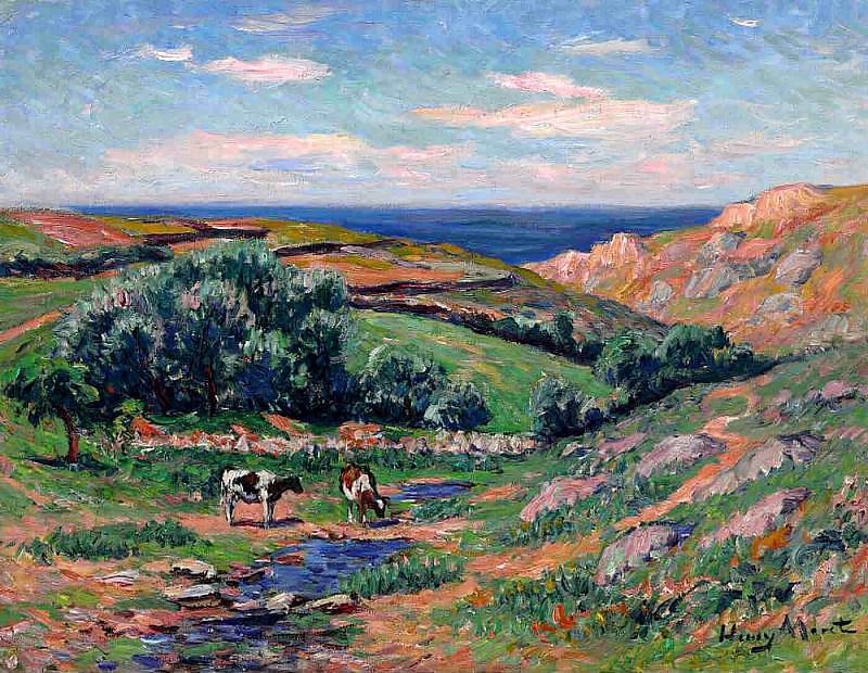 A Valley in Sadaine the Bay of Douarnenez 1912. Henry Moret