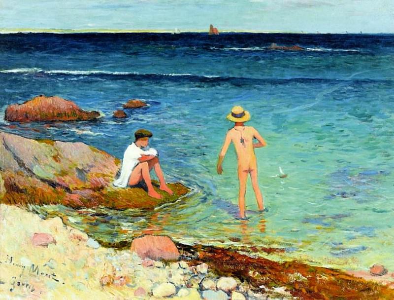 Bathers at Gavres 1892. Анри Море
