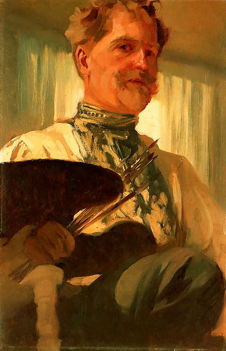 Self-portrait. Alphonse Maria Mucha