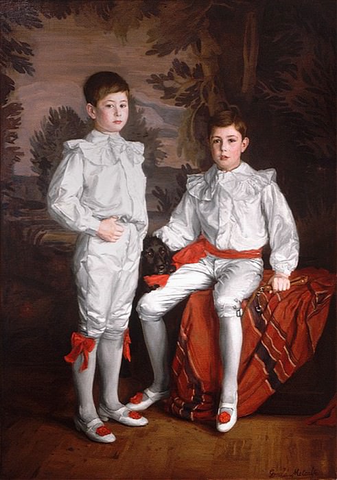 Metcalfe Gerald F. Portrait of Molson Brothers Harold and Eric sons of J. Elsdale. Джеральд Фенвик Меткалф