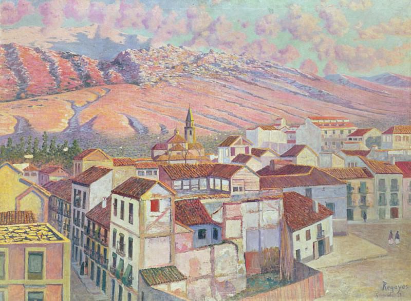 View of Granada. Diario de Regoyos y Valdes