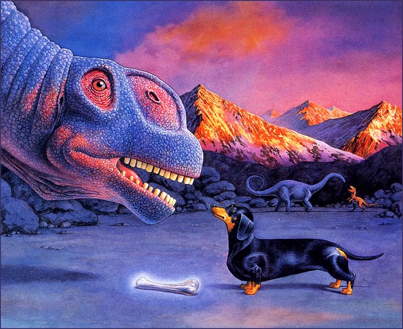 Shadow Of The Dinosaurs. Dennis Nolan