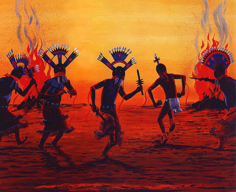Танец горных духов апачей. Раймонд Наха