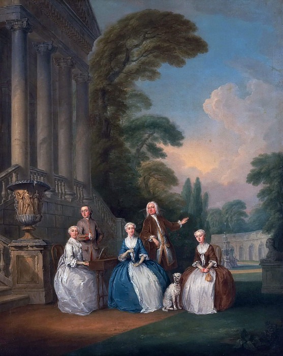Portrait of a Family. Joseph Francis Nollekens