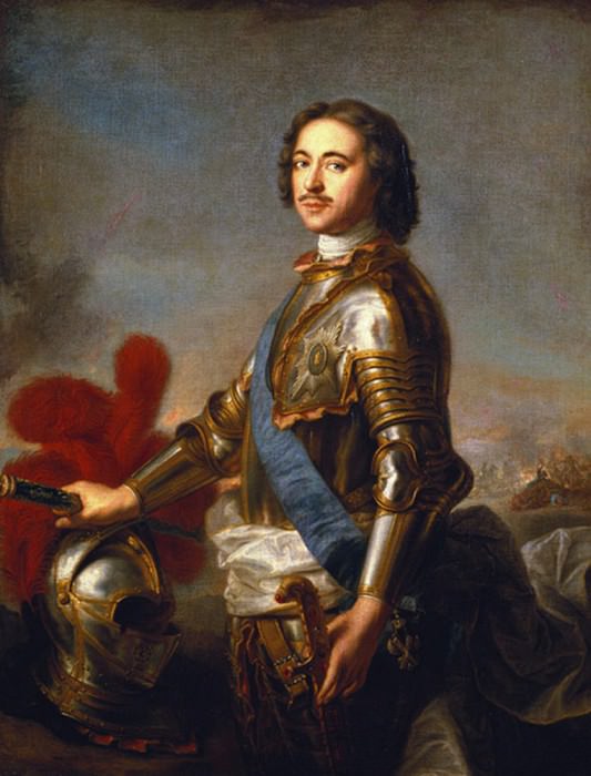 Portrait of Peter I or Peter the Great. Jean Marc Nattier