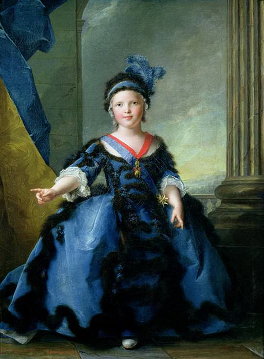 Louis-Joseph-Xavier de France (1751-61) Duke of Burgundy. Jean Marc Nattier