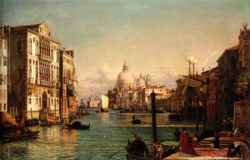 Большой канал, Венеция. Фридрих Младший Нерли