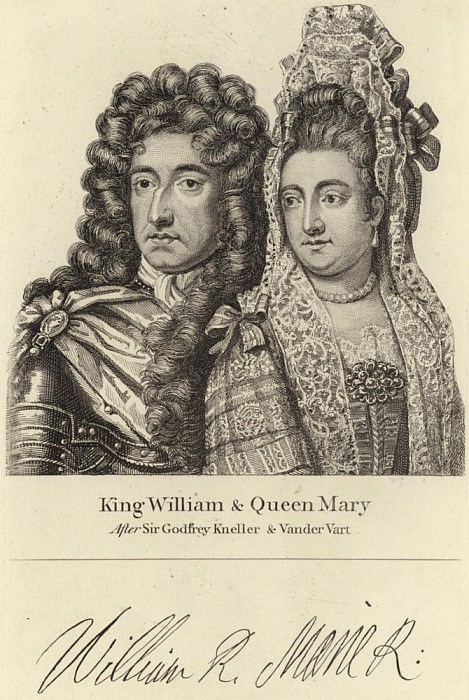 King William and Queen Mary. Sir Godfrey Kneller