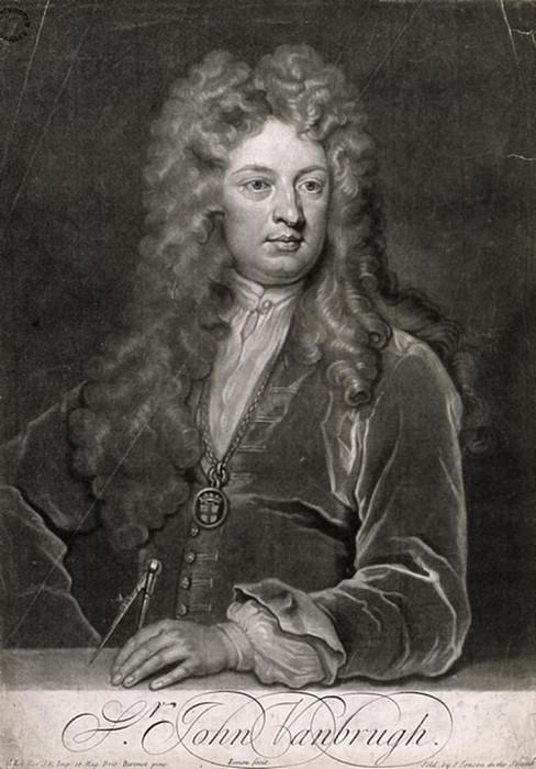 Sir John Vanbrugh (1664-1726). Sir Godfrey Kneller