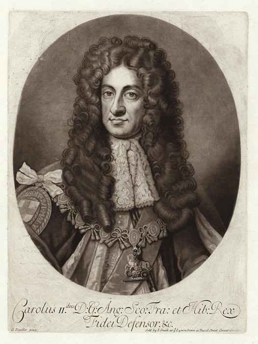 Portrait of King Charles II. Sir Godfrey Kneller