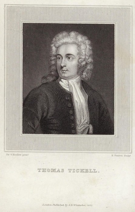 Portrait of Thomas Tickell. Sir Godfrey Kneller