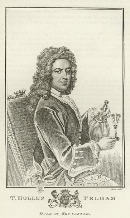 Thomas Holles Pelham, Duke of Newcastle. Sir Godfrey Kneller