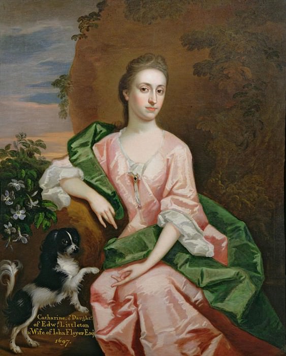 Catharine Littleton, wife of John Floyer. Sir Godfrey Kneller