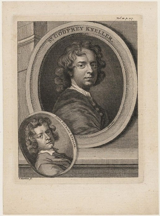 Godfrey Kneller, from Anecdotes of Painting by Horace Walpole. Sir Godfrey Kneller