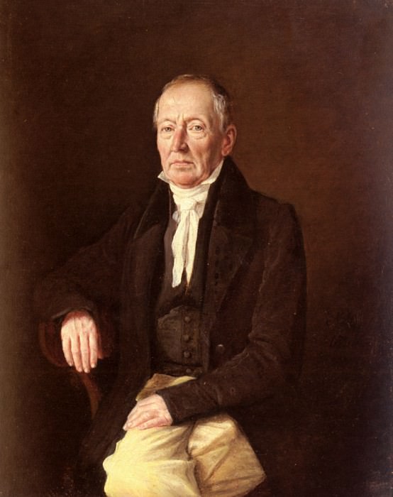 Neder Johann Michael Portrait Of Franz Purschka. Johann Michael Neder