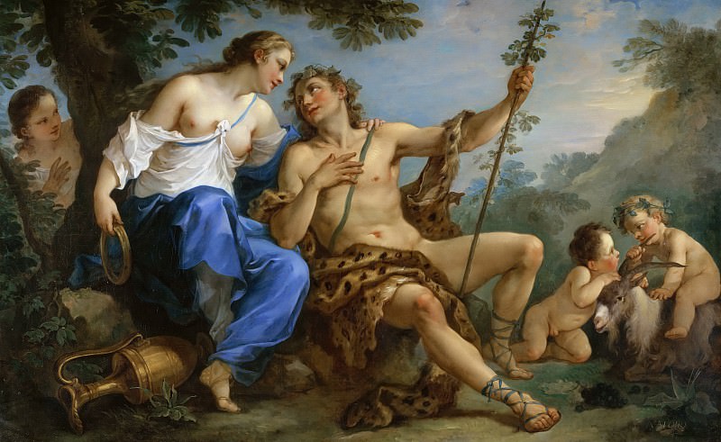 Bacchus and Ariadne. Charles-Joseph Natoire
