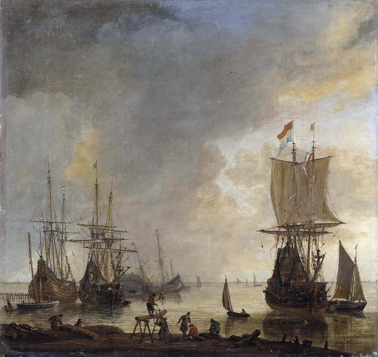 The Ship-yard in Amsterdam, Reinier Nooms