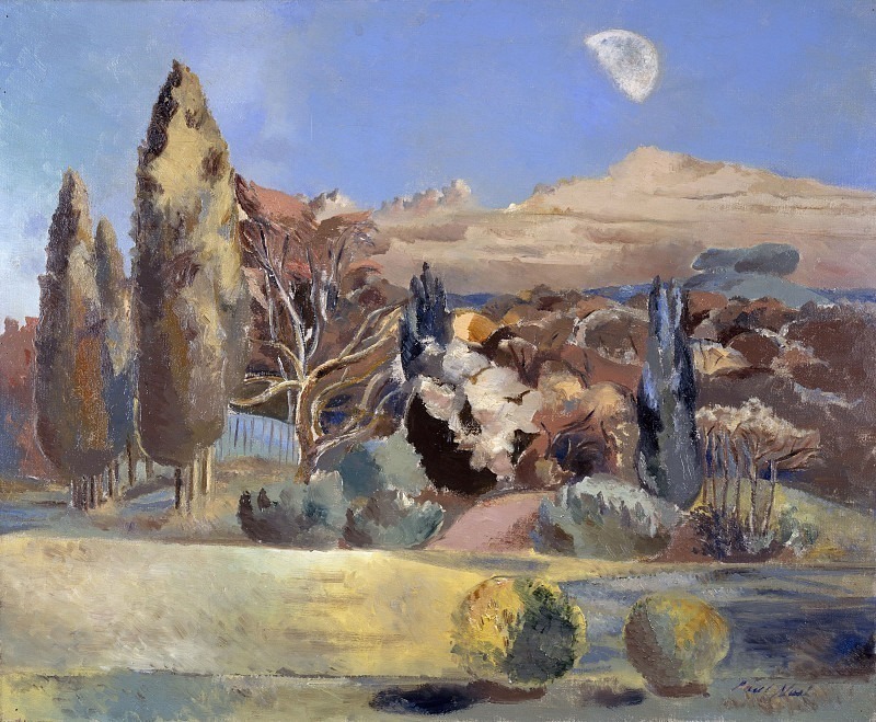 Landscape of the Moon’s First Quarter. Paul Nash