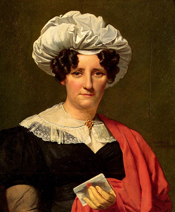 Портрет дамы с письмом в руке. Франсуа-Жозеф Навез