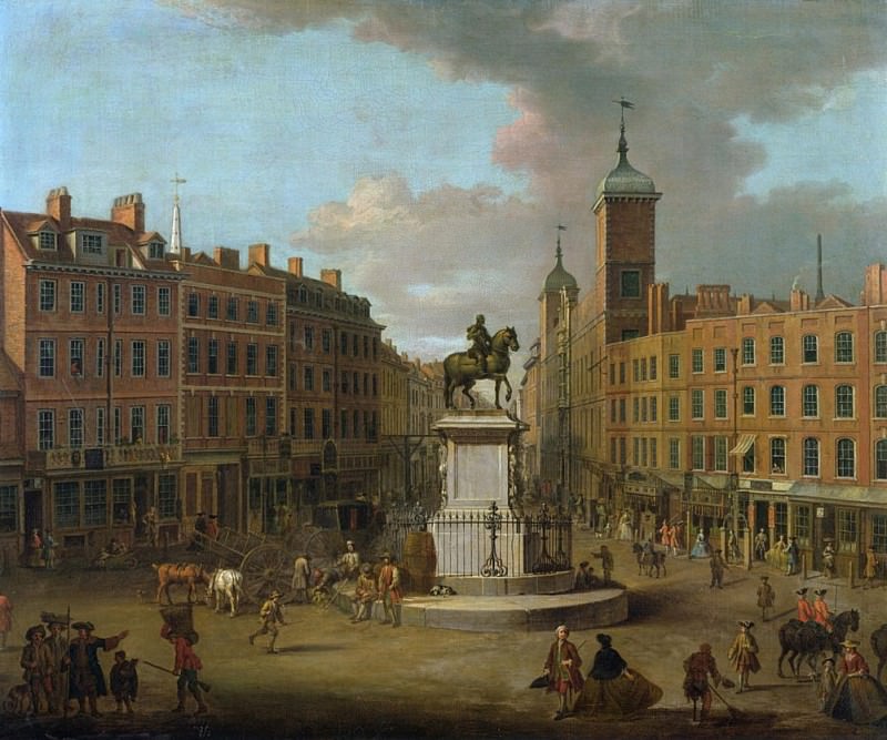 A View of Charing Cross and Northumberland House. Joseph Nickolls