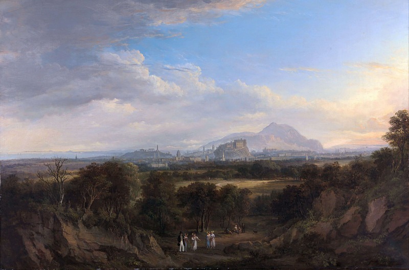 A View of Edinburgh from the West. Alexander Nasmyth