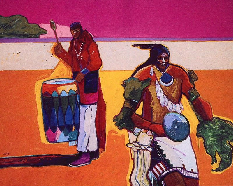 Pueblo Ind Corn Dance. John Santana Nieto