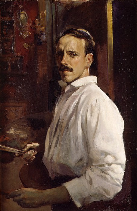 Автопортрет в белой рубашке. Хосе Бенлиур Ортис