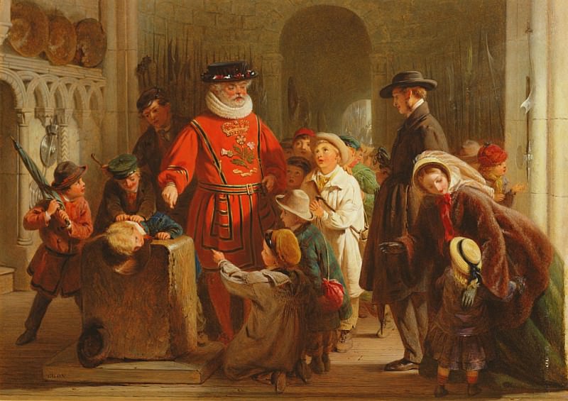 Children in the Tower of London. George Bernard O’neill