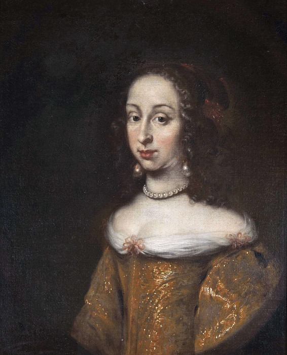Hedvig Eleonora (1636-1715), Princess of Holstein-Gottorp, Queen of Sweden. Jurriaen (Jürgen) Ovens