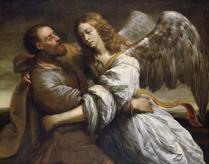 Jacob Fighting the Angel [Attributed]