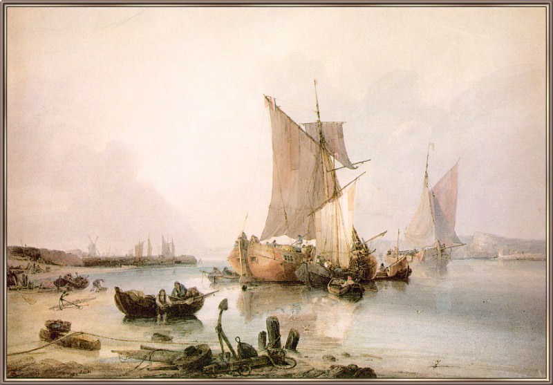 Owen Loading-Boats-in-an-Estuary-sj. Загрузка Оуэн