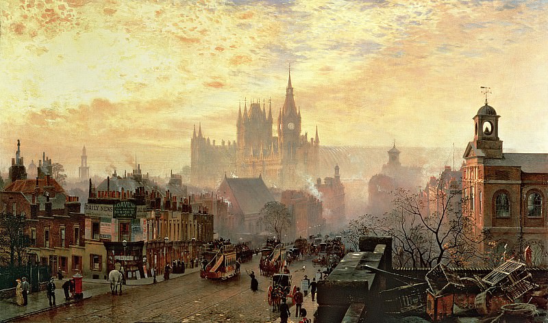 From Pentonville Road Looking West, London, Evening. John O’Connor