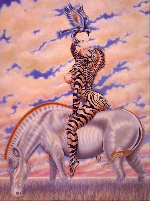 Zebra Lady. Olivia De Berardinis