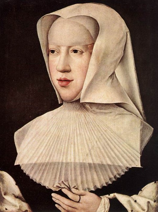 Portrait Of Margareta van Oostenrijk. Bernaert Van Orley