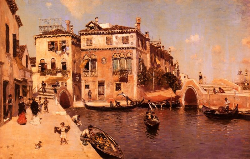 A Venetian Afternoon. Martin Rico Y Ortega