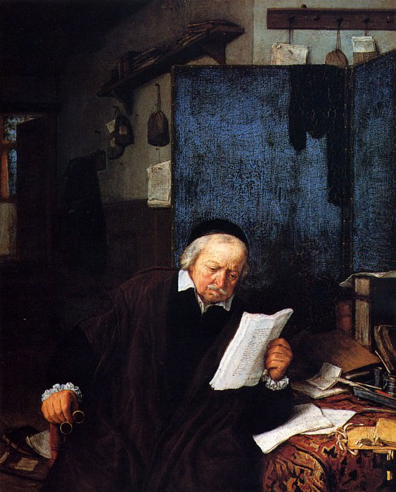 Lawyer In His Study. Adriaen Van Ostade