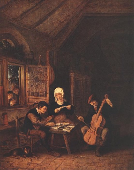 Village Musicians. Adriaen Van Ostade