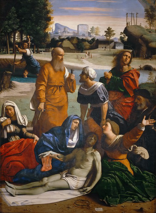 Lamentation of Christ. Ortolano (Giovanni Battista Benvenuti)
