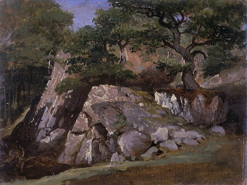 A View of the Valley of Rocks near Mittlach (Alsace). James Arthur O’Connor