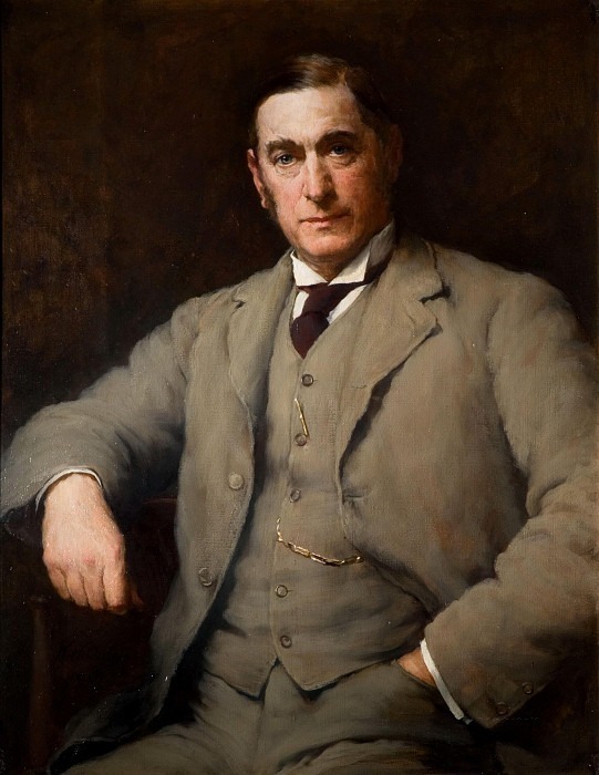 Portrait of Alderman Charles Gabriel Beale. Walter William Ouless