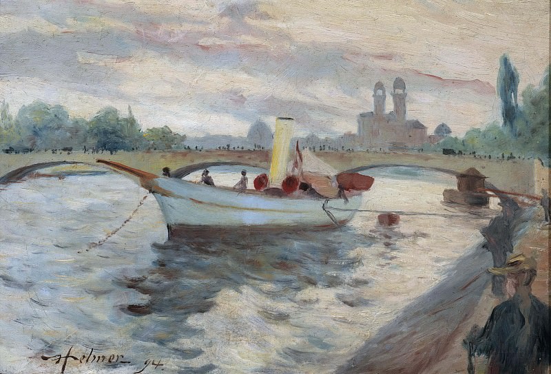 Motif from the Seine. Helmer Osslund