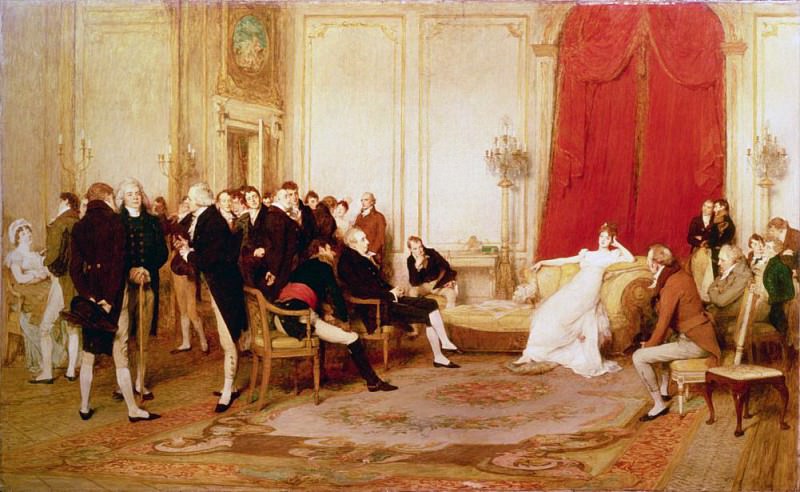 The Salon of Madame de Recamier. Sir William Quiller Orchardson