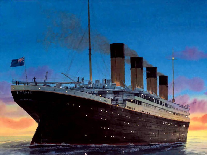 great ships the titanic. Patrick Obrien